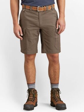 Duluth Trading Co DuluthFlex Fire Hose Relaxed Fit Cargo 11” Canvas Shorts 42